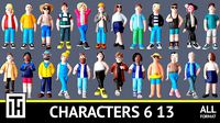 Characters 6 13 polygon