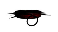 Gothic Collar J07 Red - Character Fashion Design