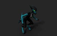 xlr8 low poly 3d model