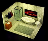 Isometric Bathroom