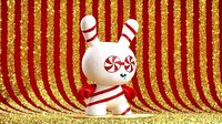 Kidrobot Lollipop 12 inch Christmas Set Dunny