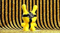 Kidrobot Yellow Gift 12 inch Christmas Set Dunny
