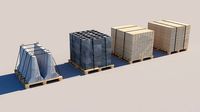 Palet Collection with cargo