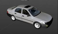High Poly 3d Toyota 1997 Vehicle Model for Game