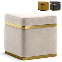 Poof LORETO by Cazarina Interiors 3 Colors Version