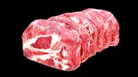 Backbone cute of meat