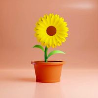 Sunflower 3D model