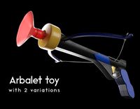 Arbalet toy with 2 variations