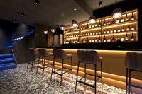 Modern restaurant 3d and rendering
