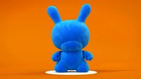 Kidrobot 20 inch Dunny Plush Cyan Edition