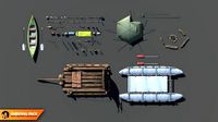 Survival pack - props equipments and weapons