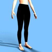Yoga pants Ladies leggings Clo3d Marvelous Designer