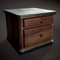 Stylized Worn Out Desk