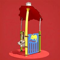 kids playground PICCOLO MAISONNETTE 1 CARTOON JPX-0032