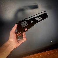 DESTINY 2 ACE OF SPADES 2D DECOR WALL ART STENCIL SILHOUETTE | 3D