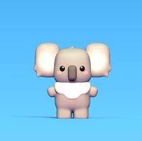 Square Koala | 3D