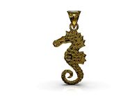 Seahorse pendant | 3D