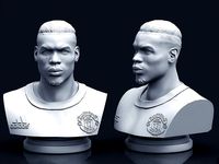 Paul Pogba 3D Printable Bust | 3D