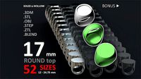 17 mm Signet ring Pack | 3D