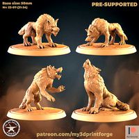 Big Wolf PACK 4 models | 3D