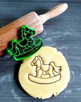 Rocking Horse Cookie Cutter | 3D
