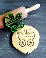 Baby Stroller Cookie Cutter | 3D