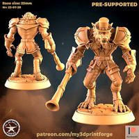 Werewolf Gentleman with a riffle | 3D