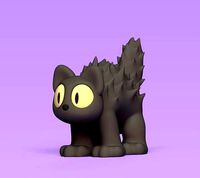 Scared Cat | 3D