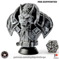 Werewolf Genn BUST | 3D