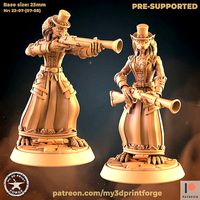 Werewolf with musket two models | 3D