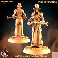 Lady with gun | 3D