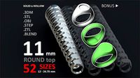 11 mm Signet ring Pack | 3D
