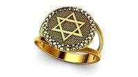 Star of David - Estrela de Davi Ring - Anel | 3D
