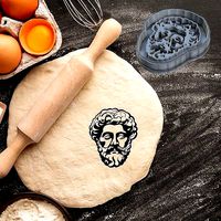 MARCUS AURELIUS COOKIE CUTTER PASTRY DOUGH BISCUIT SUGAR FOOD | 3D