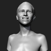 Scarlett Johansson 3D print model | 3D