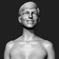 Anne Hathaway 3D print model | 3D
