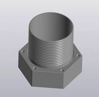 Simple form Planter | 3D