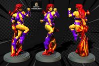 MARVEL CRISIS PROTOCOL STARFIRE PRESUPPORTED INCLUDED | 3D