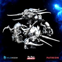 Tentacle heads for our Hiveys | 3D