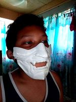 SCULPTED HALF FACE SAMURAI MEMPO MASK 3D Printing Model | 3D