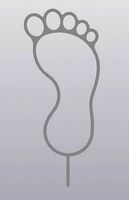 Trellis Planter Decoration Foot print | 3D