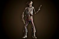 Skeleton Pirate With Pistols