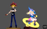 YUGI DARK MAGICIAN GIRL PACK- YU GI OH ANIME CUTE CHARACTER | 3D
