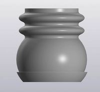 Elegant planter | 3D