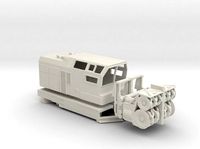 RhB Schneeschleuder ZAUGG RhB Xrot mt h0m bemo | 3D