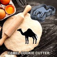 CAMEL COOKIE CUTTER PASTRY DOUGH BISCUIT SUGAR FOOD | 3D
