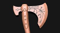 GOD OF WAR KRATOS AXE | 3D