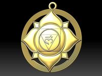 Muladhara chakras pendant 3D model for printing | 3D