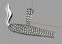 ciggaret pendent | 3D