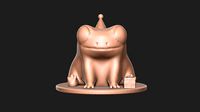 Rana Temporaria Frog | 3D